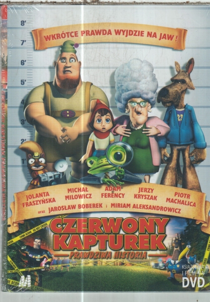 CZERWONY KAPTUREK PRAWDZIWA HISTORIA  DVD FOLIA