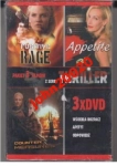 THRILLER 3 X DVD.WŚCIEKŁA ROZPACZ,APETYT,ODPOWIEDŹ
