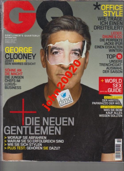 10/2008 G.GENTELMEN'S QUARTLEY.GEORGE CLOONEY