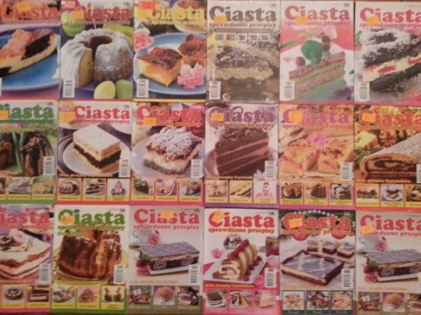 CIASTA SPRAWDZONE PRZEPISY.18 SZT ZESTAW.