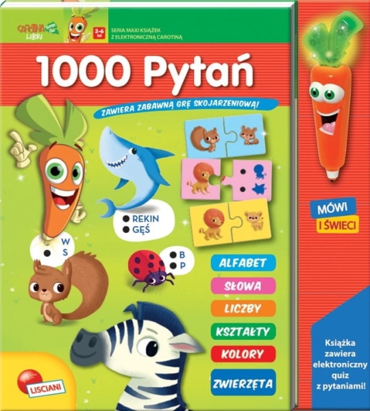 KSIĄŻECZKI CAROTINY 1000 PYTAŃ