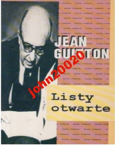 LISTY OTWARTE JEAN GUITTON