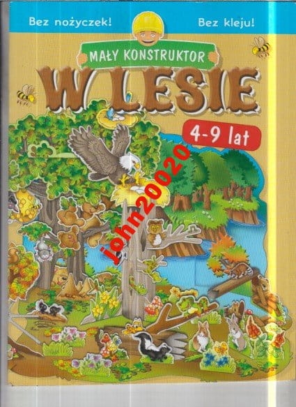 W LESIE.MAŁY KONSTRUKTOR.WYPYCHANKA.
