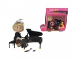MASZA I NIEDŹWIEDŹ LALKA PIANISTRA PIANINO
