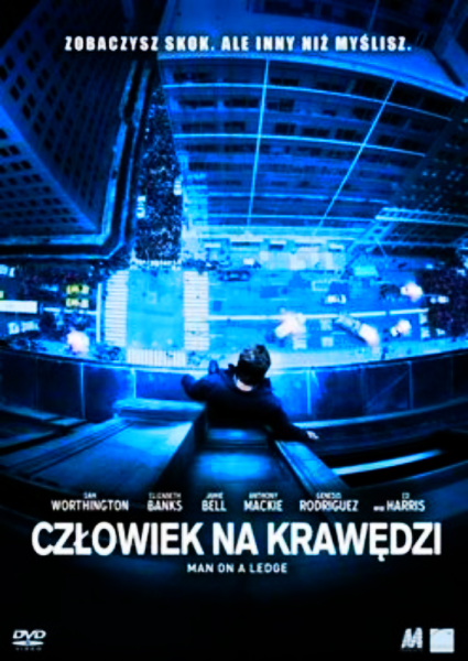 CZŁOWIEK NA KRAWEDZI DVD WORTINGTON HARRIS FOLIA 