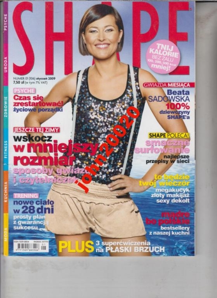 1/2009 SHAPE.BEATA SADOWSKA.TRENING DIETA