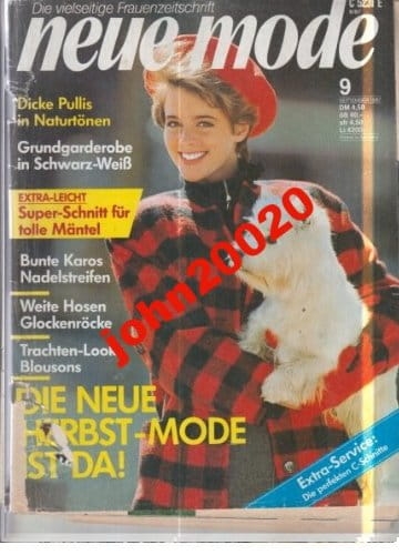 9/1987 NEUE MODE.WYKROJE