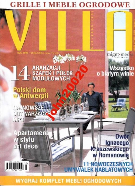 VILLA 5/2005.GRILL,MEBLE OGRODOWE