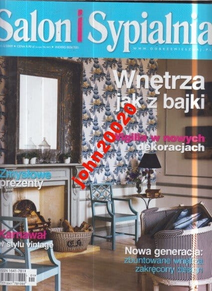 1-2 /2009 SALON I SYPIALNIA.WNĘTRZA JAK Z BAJKI