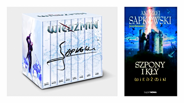 WIEDŹMIN 1-8 PAKIET +9  SZPONY I KŁY ANDRZEJ SAPKOWSKI NOWE 