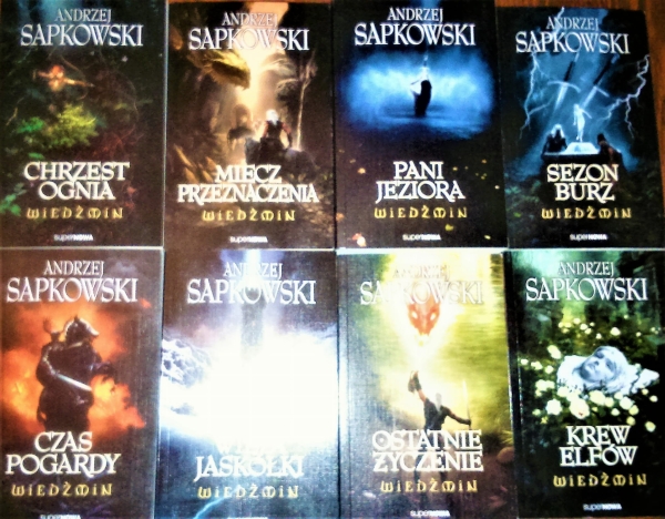 ANDRZEJ SAPKOWSKI WIEDZMIN 8 X KSIĄŻKA
