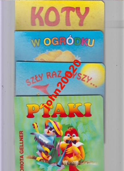 D.GELLNER-4 KSIĄŻECZKI-TWARDE KARTKI
