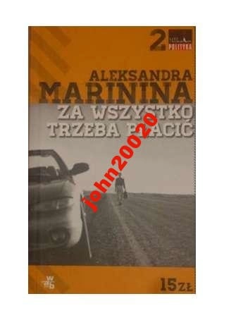 Za wszystko trzeba płacić A.Marinina