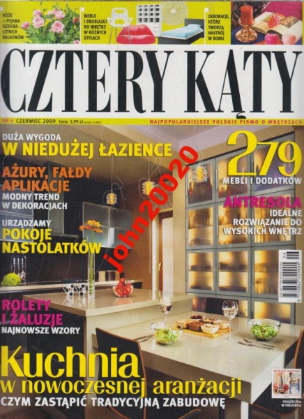 6/2009 CZTERY KĄTY.ANTRESOLA ROLETY ŻALUZJE