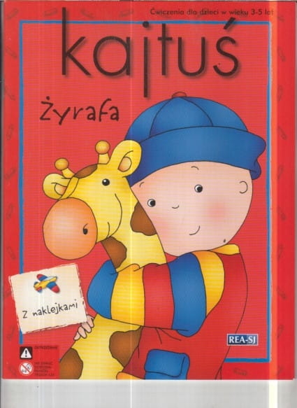 KAJTUŚ ŻYRAFA.ĆWICZENIA NAKLEJKI
