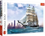 PUZZLE 500 ŻAGLOWIEC NA TLE CHICAGO TREFL
