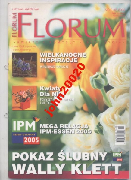 FLORIUM 2/2005 KWIATY DLA NIEJ POMYSŁY- WALENTYNKI