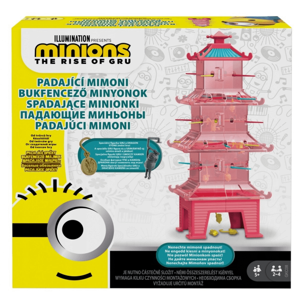 MATTEL GKC08 SPADAJĄCE MINIONKI GRA PLANSZOWA 