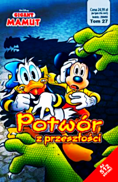 POTWÓR Z PRZESZLOŚCI GIGANT MAMUT 27 DISNEY 512 STRON 