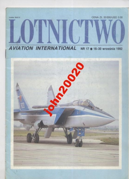 LOTNICTWO 17/92 MCDONNELL DOUGLAS