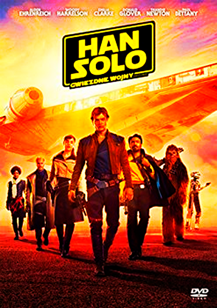 HAN SOLO DVD HARRELSON GLOVER FOLIA 