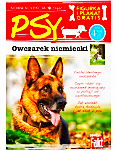 PSY KOLEKCJA 1 OWCZAREK NIEMIECKI FIGURKA 
