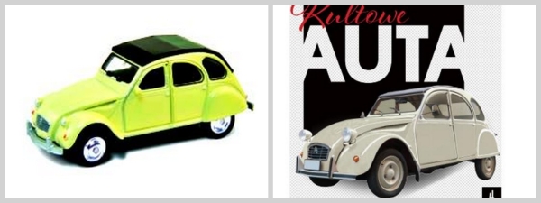 KULTOWE AUTA 4 CITROEN 2 CV FOLIA 