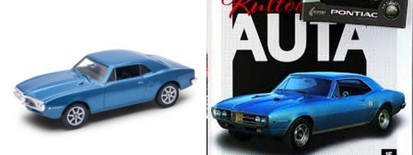 KULTOWE AUTA 15 PONTIAC FIREBIRD 1967 FOLIA 