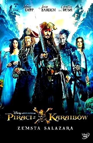 PIRACI Z KARAIBÓW ZEMSTA SALAZARA DVD DEPP BARDEM FOLIA 