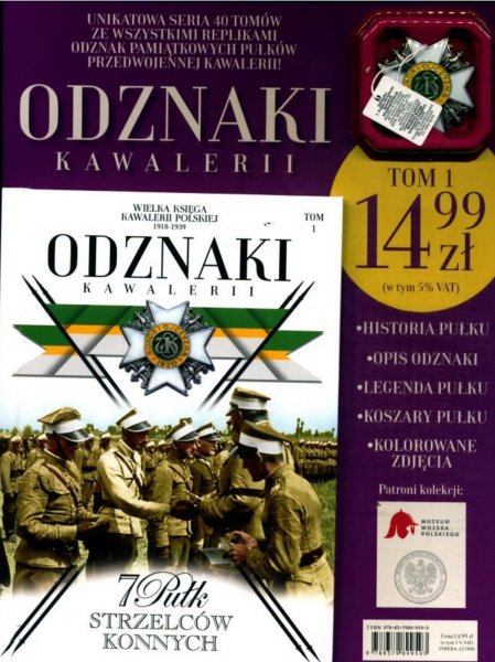 ODZNAKI KAWALERII 1 7 PUŁK STRZELCÓW KONNYCH 