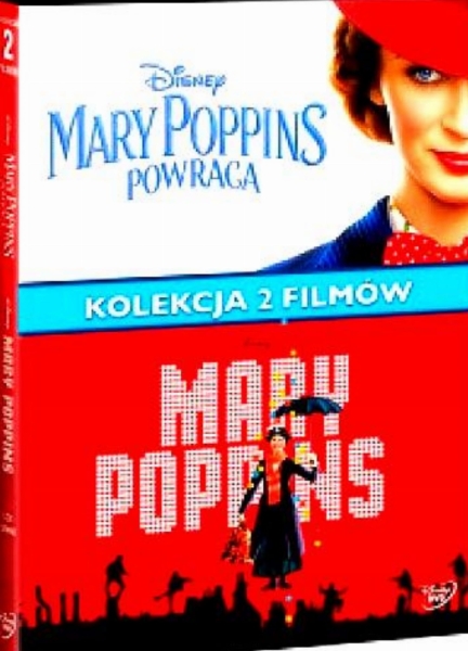 MARY POPPINS  / MARY POPPINS POWRACA 2 DVD DISNEY BLUNT 