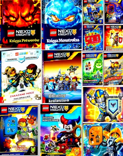 LEGO NEXO KNIGHTS X 14 MOSSTROKSA POTWORÓW FIGURKI NAKLEJKI 