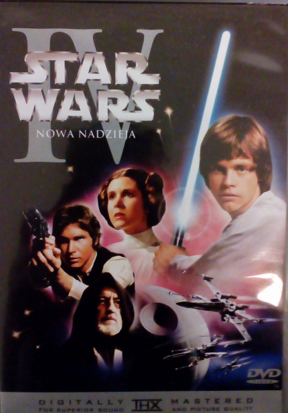 STAR WARS NOWA NADZIEJA DVD FORD LUKAS FISHER