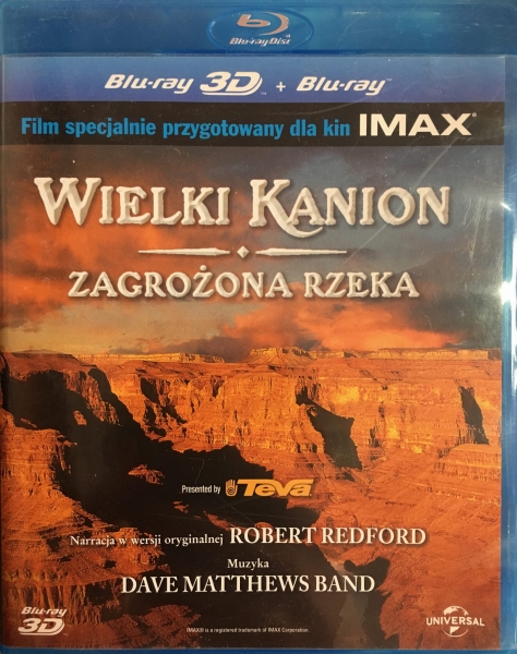 WIELKI KANION ZAGROŻONA RZEKA 3D REDFORD BAND DVD
