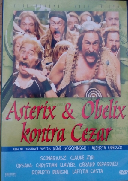 ASTERIX I OBELIX KONTRA CEZAR DVD DEPARDIEU ZIDI