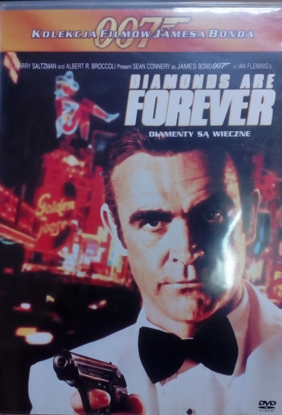 DIAMENTY SĄ WIECZNE DVD CONNERY BROCCOLI