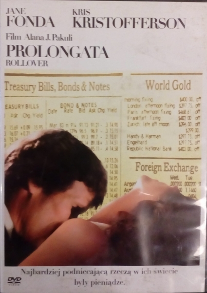 PROLONGATA ROLLOVER DVD PAKULA FONDA KRISTOFFERSON