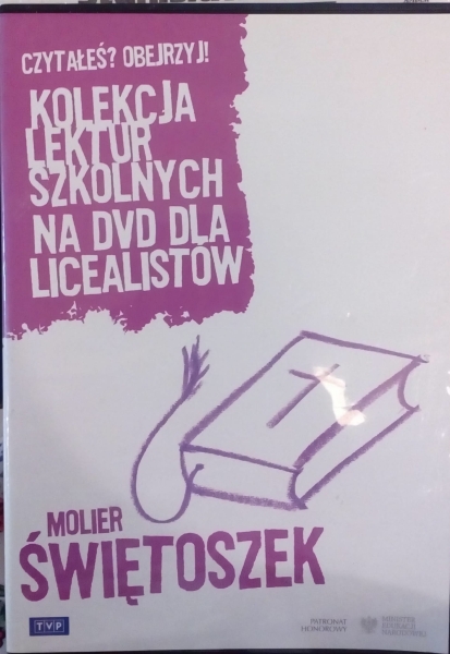 MOLIER ŚWIĘTOSZEK TARTUFFE KOLEKCJA LEKTUR SZKOLNYCH NA DVD DLA LICEALISTÓW