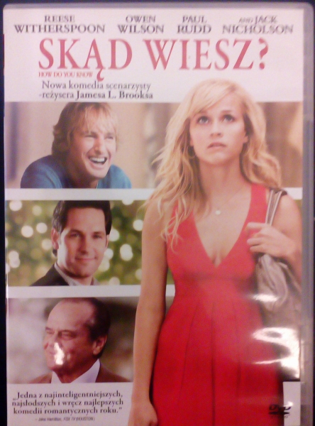 SKĄD WIESZ? DVD WITHERSPOON WILSON NICHOLSON RUDD 