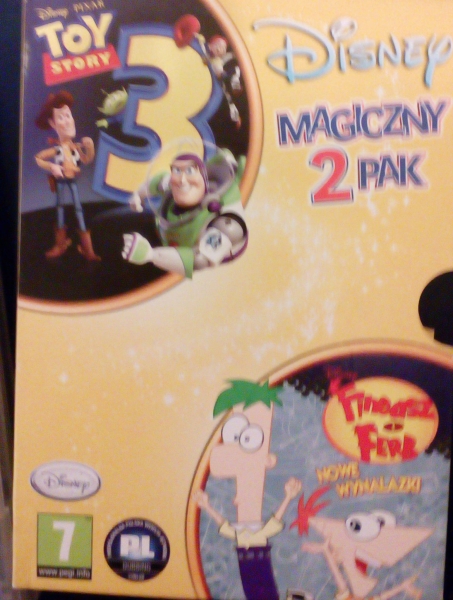 TOY STORY 3 +FINEASZ I FERB: NOWE WYNALAZKI DVD MAGICZNY 2 PAK