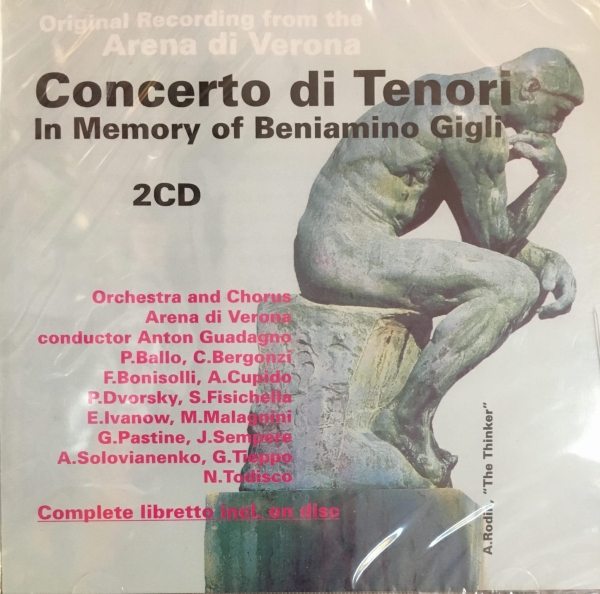 CONCERTO DI TENORI IN MEMORY OF BENIAMINO GIGLI 2 CD