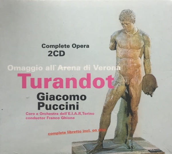 TURANDOT GIACOMO PUCCINI AMAGGIO ALL ARENA DI VERONA 2 CD