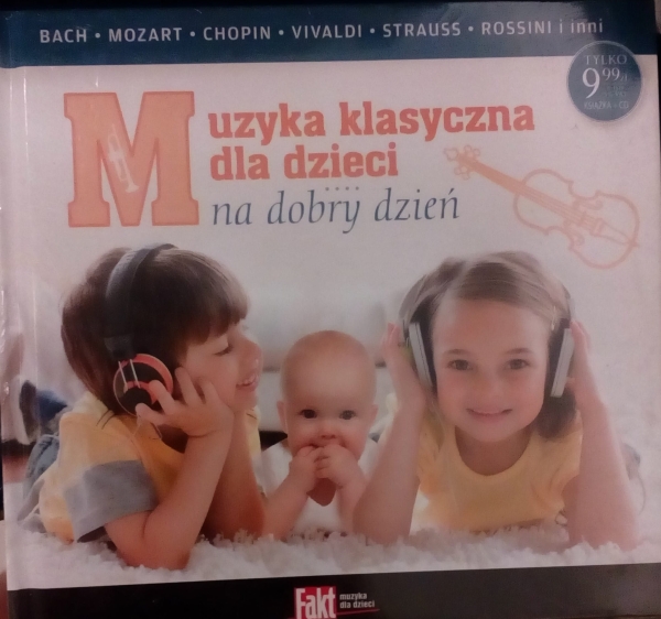 MUZYKA KLASYCZNA DLA DZIECI 2 KSIĄŻKI Z PŁYTAMI CD