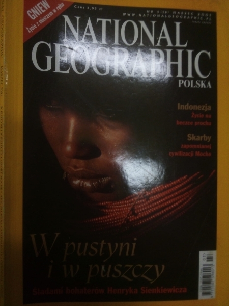 3/2001 NATIONAL GEOGRAPHIC W PUSTYNI I W PUSZCZY
