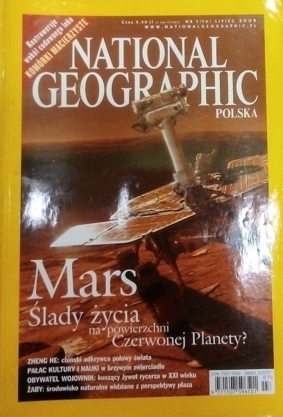 7/2005 NATIONAL GEOGRAPHIC POLSKA MARS ŚLADY ŻYCIA 