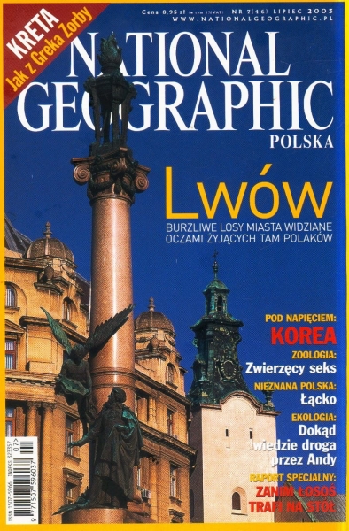 7/2003 NATIONAL GEOGRAPHIC POLSKA LWÓW KOREA 