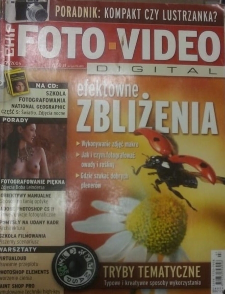 7/2005 DIGITAL FOTO VIDEO EFEKTOWNE ZBLIŻENIA+CD