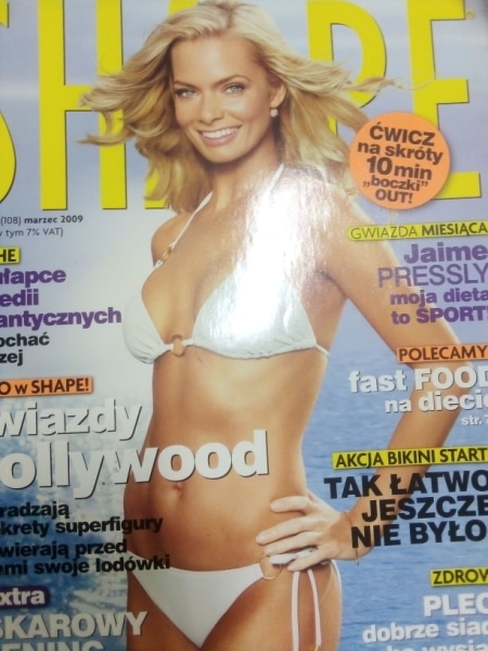 3/2009 SHAPE JAIME PRESSLY MOJA DIETA TO SPORT 