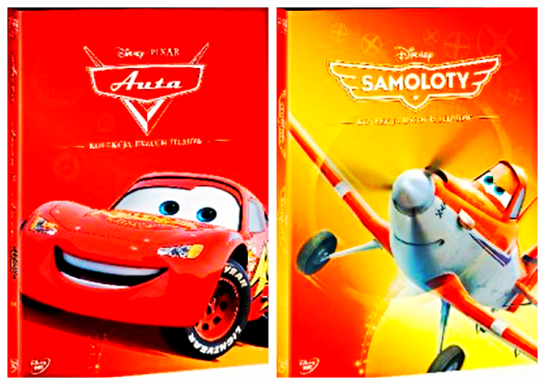AUTA 1-3 SAMOLOTY 1-2 PAKIET DISNEY 400 MIN FOLIA DUBBING 