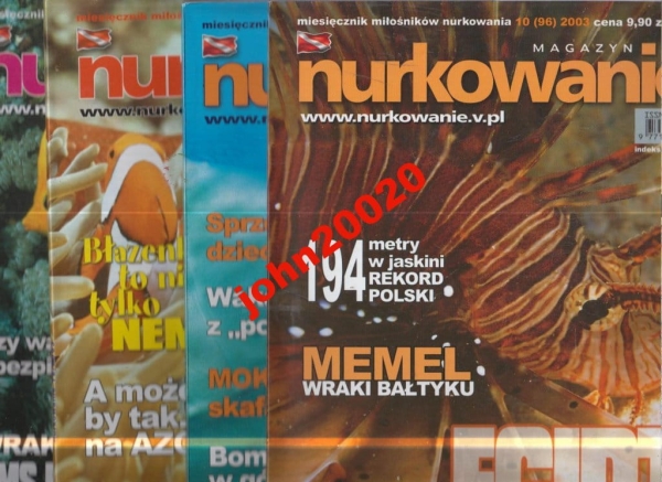 NURKOWANIE-4 NUMERY-2003,